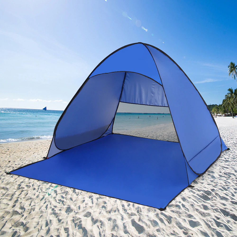 Cheap Goat Tents Lixada Automatic Instant Pop Up Beach Tent Lightweight Outdoor UV Protection Camping Fishing Tent Cabana Sun Shelter   